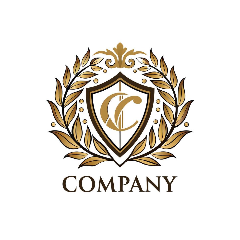 Elegant Premium Quality Logo Design for Luxury Company vector