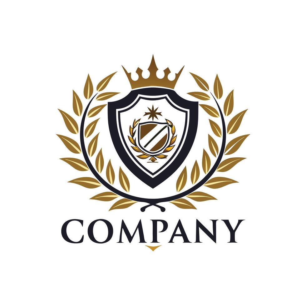Elegant Premium Quality Logo Design for Luxury Company vector