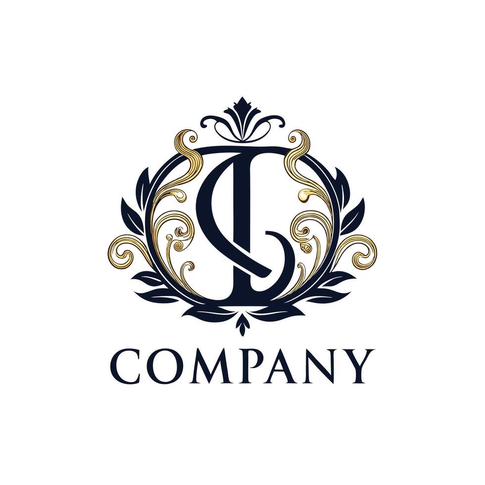 Elegant Premium Quality Logo Design for Luxury Company vector