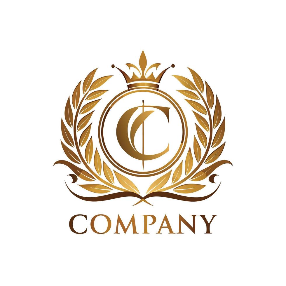 Elegant Premium Quality Logo Design for Luxury Company vector
