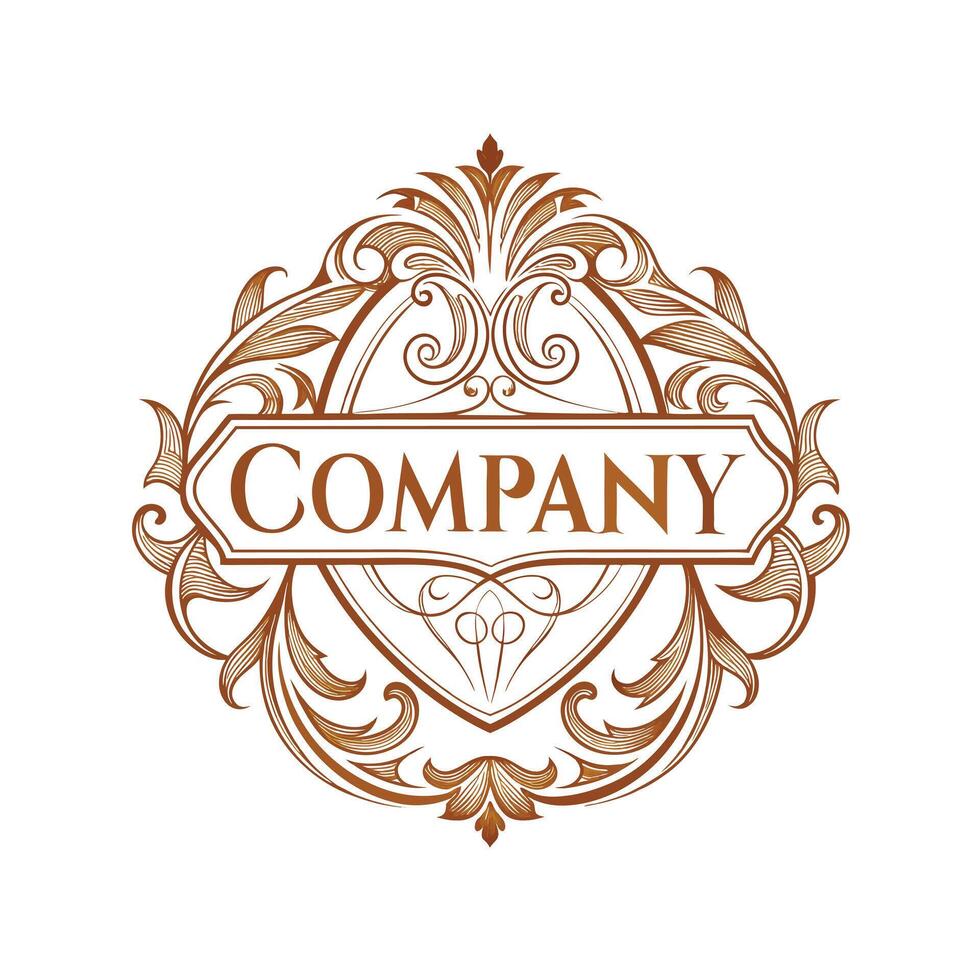 Elegant Premium Quality Logo Design for Luxury Company vector