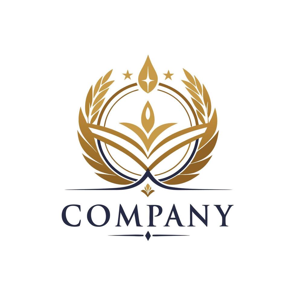 Elegant Premium Quality Logo Design for Luxury Company vector
