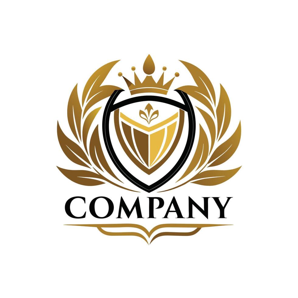 Elegant Premium Quality Logo Design for Luxury Company vector