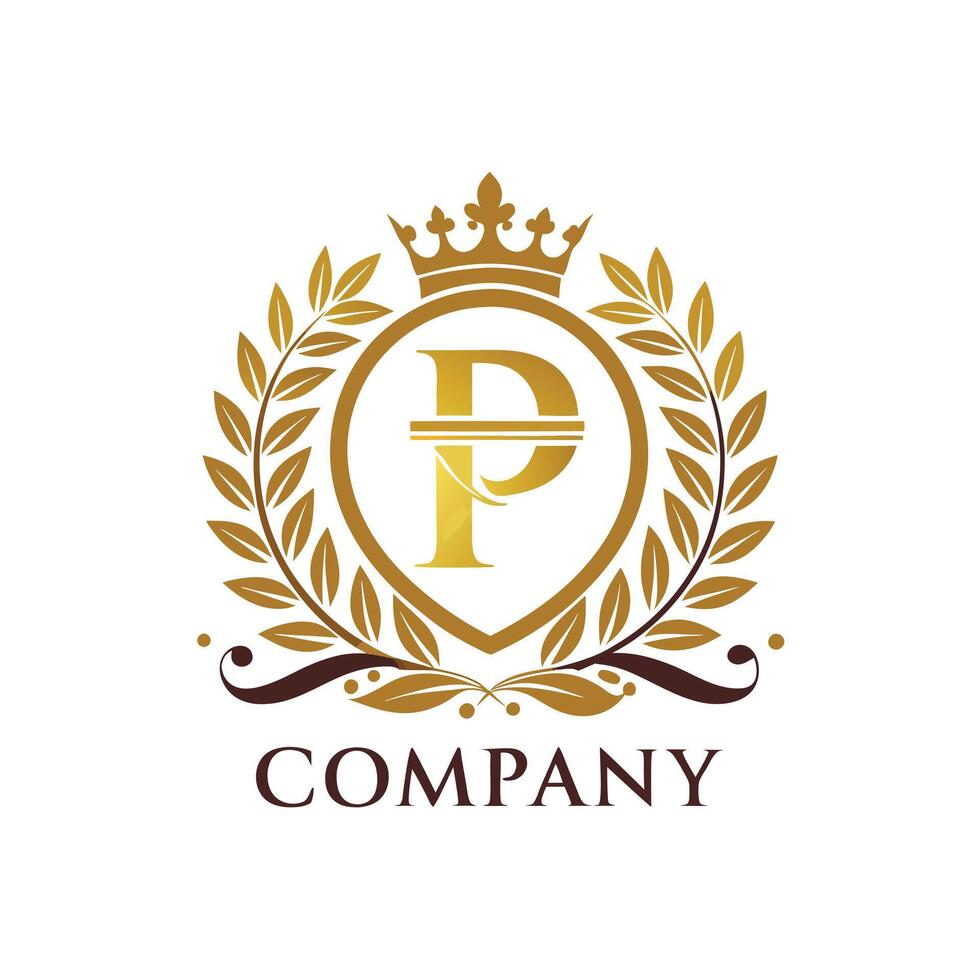 Elegant Premium Quality Logo Design for Luxury Company vector