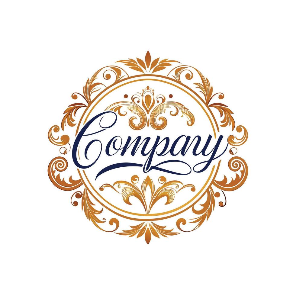Elegant Premium Quality Logo Design for Luxury Company vector