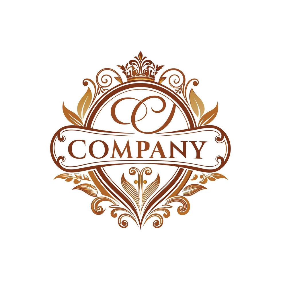 Elegant Premium Quality Logo Design for Luxury Company vector
