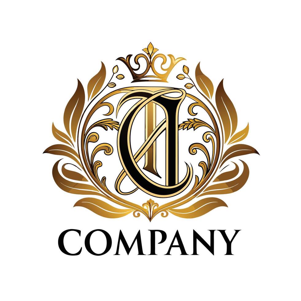 Elegant Premium Quality Logo Design for Luxury Company vector
