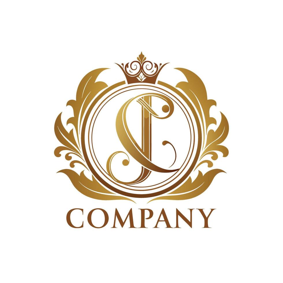 Elegant Premium Quality Logo Design for Luxury Company vector