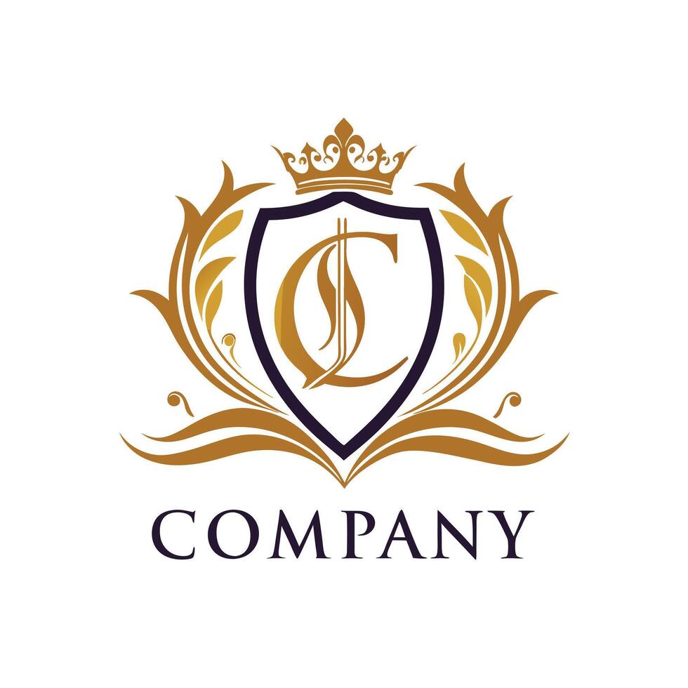 Elegant Premium Quality Logo Design for Luxury Company vector
