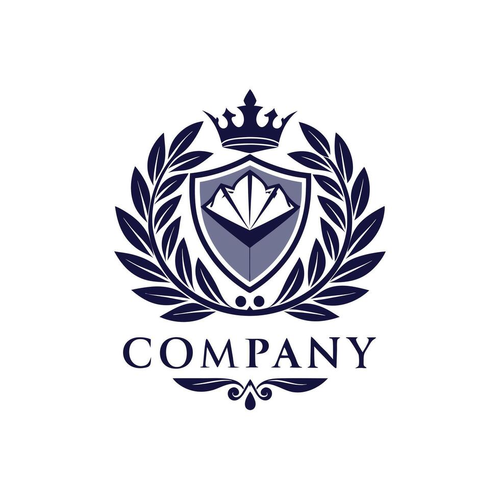 Elegant Premium Quality Logo Design for Luxury Company vector