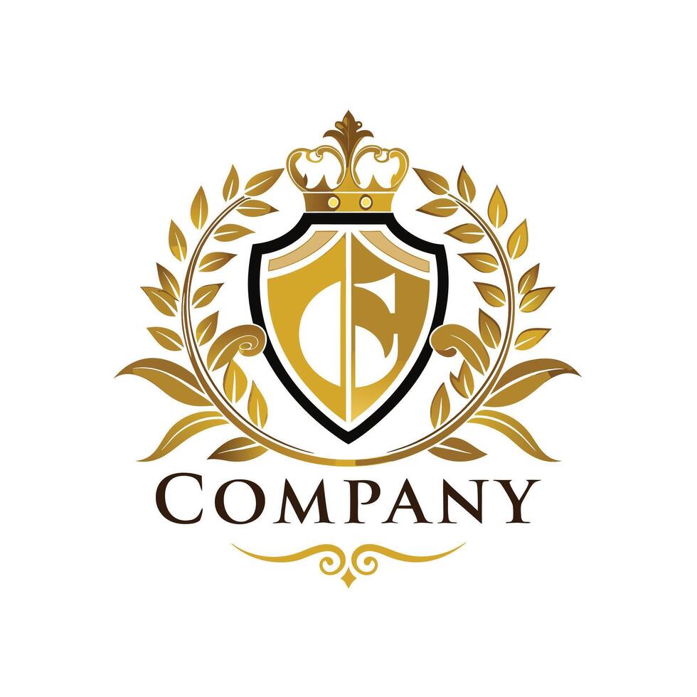 Elegant Premium Quality Logo Design for Luxury Company vector