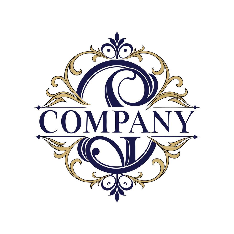 Elegant Premium Quality Logo Design for Luxury Company vector
