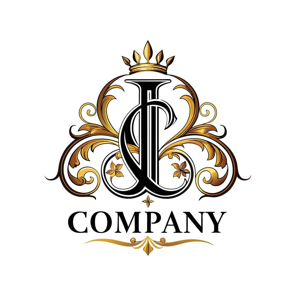 Elegant Premium Quality Logo Design for Luxury Company vector