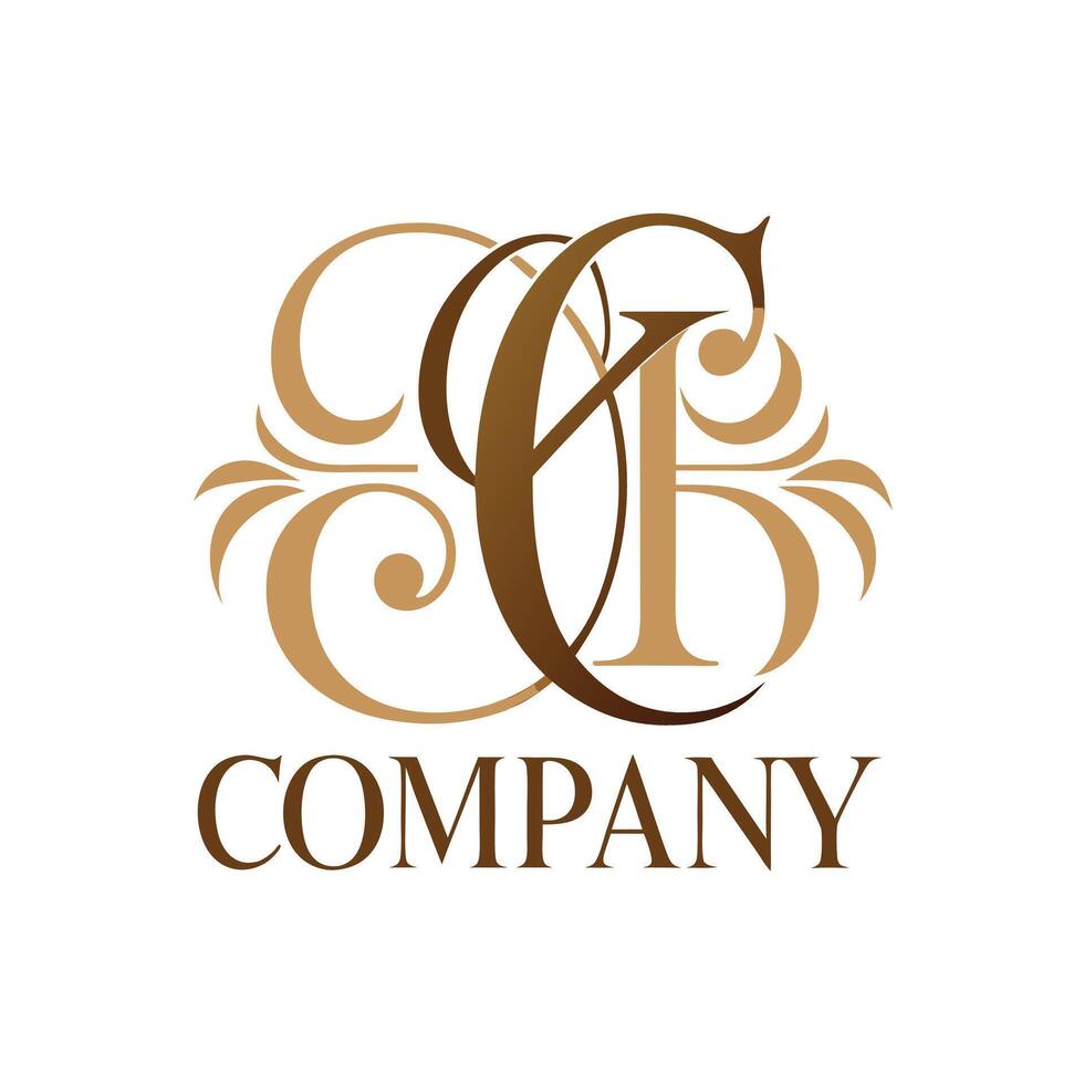 Elegant Premium Quality Logo Design for Luxury Company vector