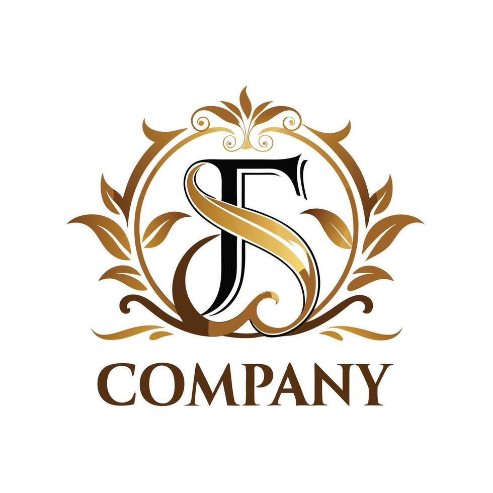 Elegant Premium Quality Logo Design for Luxury Company vector