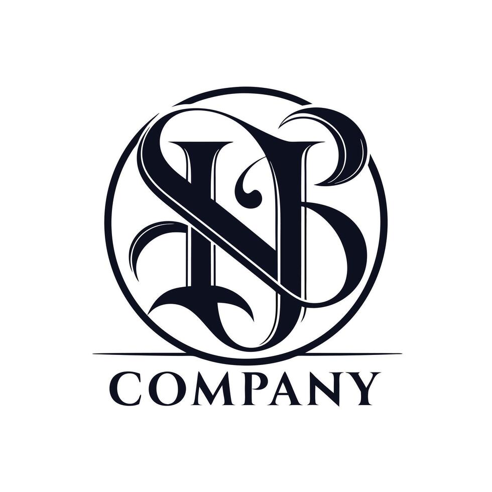 Elegant Premium Quality Logo Design for Luxury Company vector