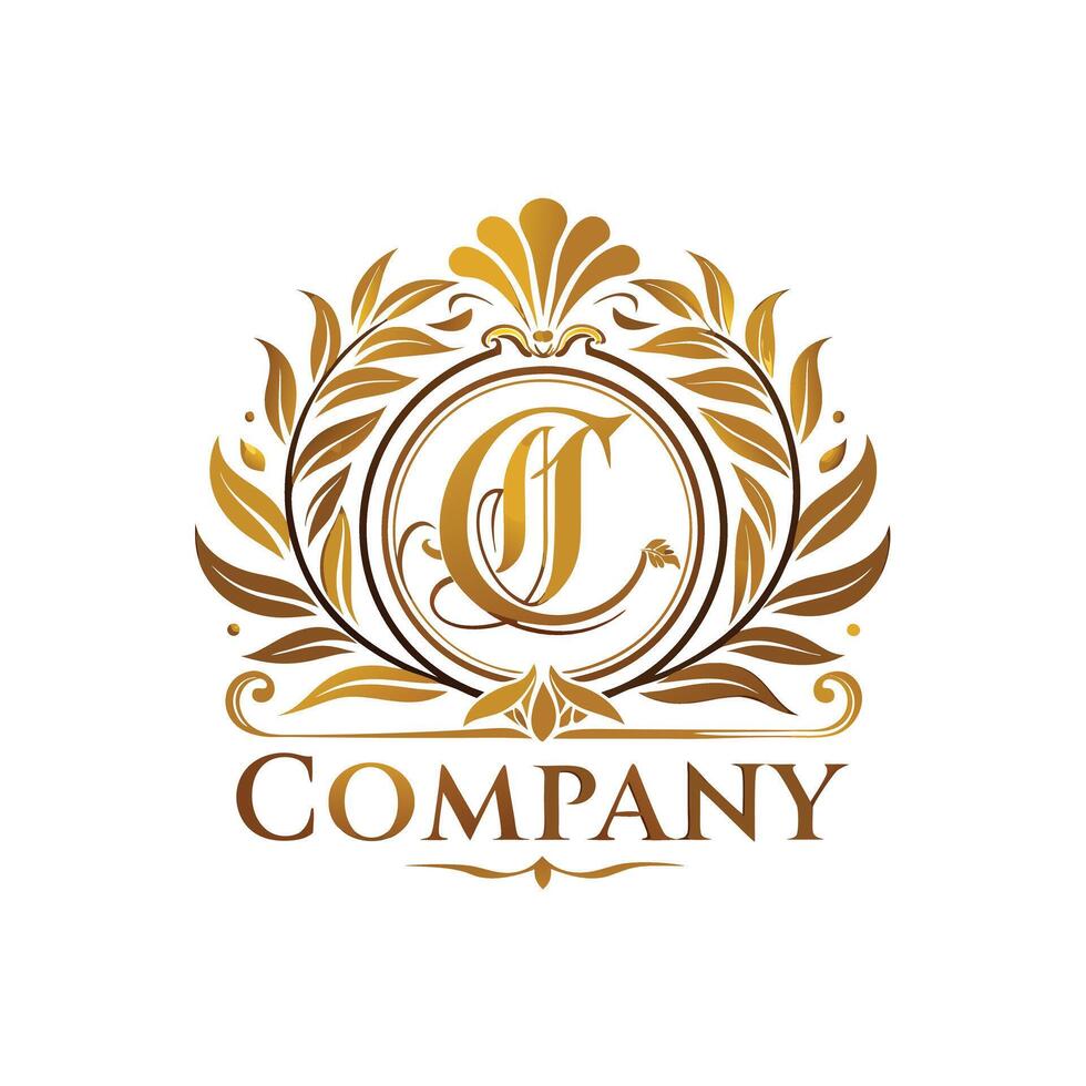Elegant Premium Quality Logo Design for Luxury Company vector