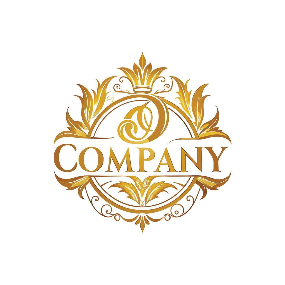 Elegant Premium Quality Logo Design for Luxury Company vector