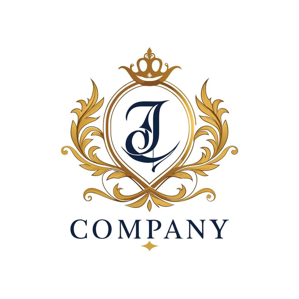 Elegant Premium Quality Logo Design for Luxury Company vector