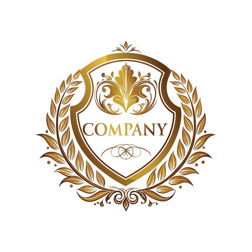 Elegant Premium Quality Logo Design for Luxury Company vector