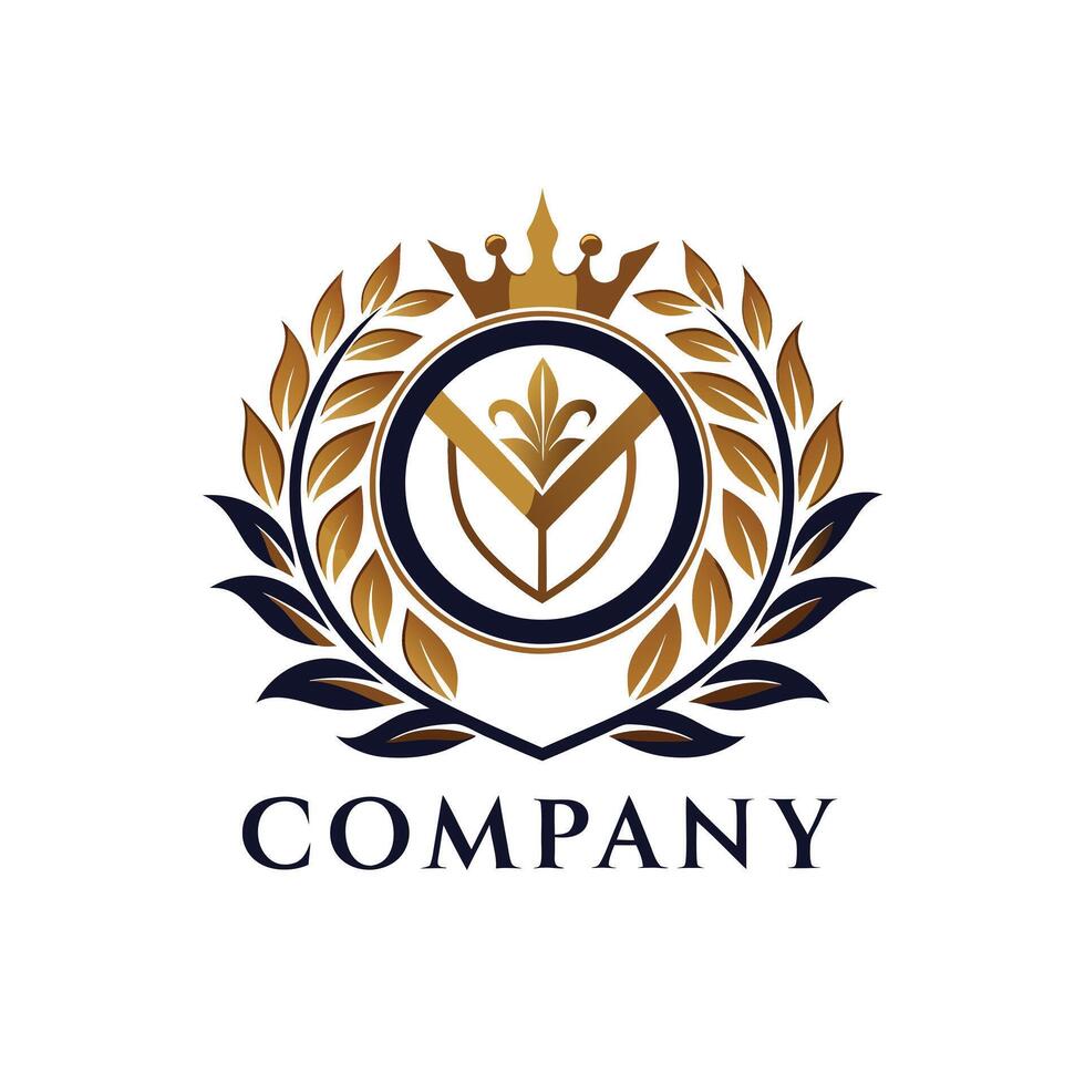 Elegant Premium Quality Logo Design for Luxury Company vector