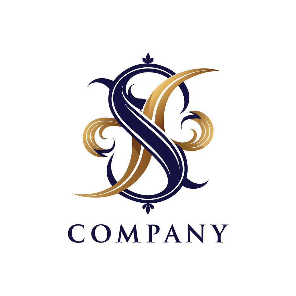 Elegant Premium Quality Logo Design for Luxury Company vector
