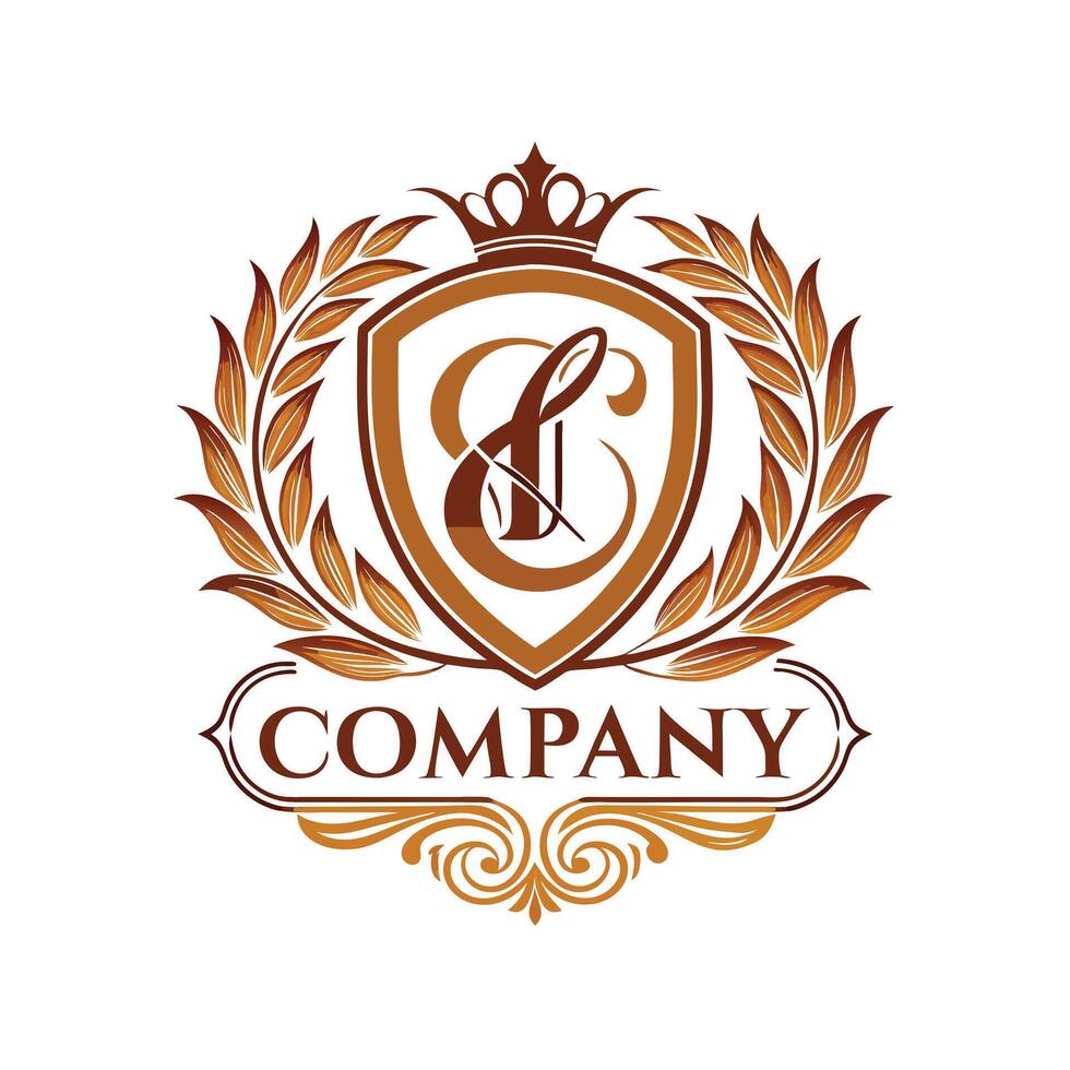 Elegant Premium Quality Logo Design for Luxury Company vector