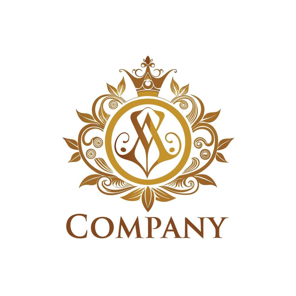 Elegant Premium Quality Logo Design for Luxury Company vector