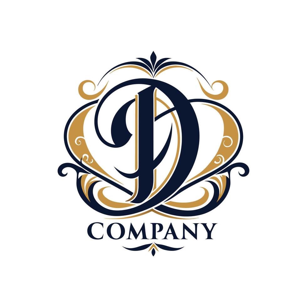 Elegant Premium Quality Logo Design for Luxury Company vector