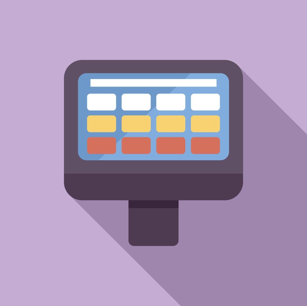 Drum machine for creating rhythmic patterns and beats vector