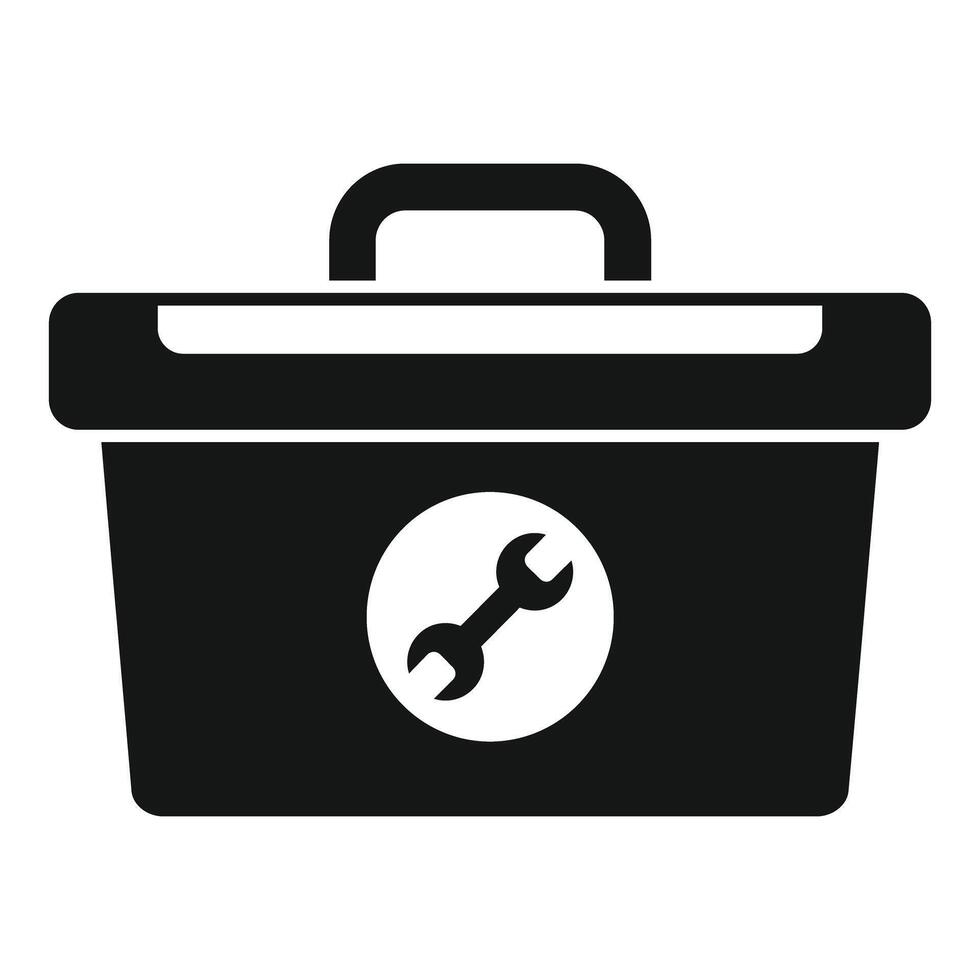 Toolbox icon showing repairing and equipment vector