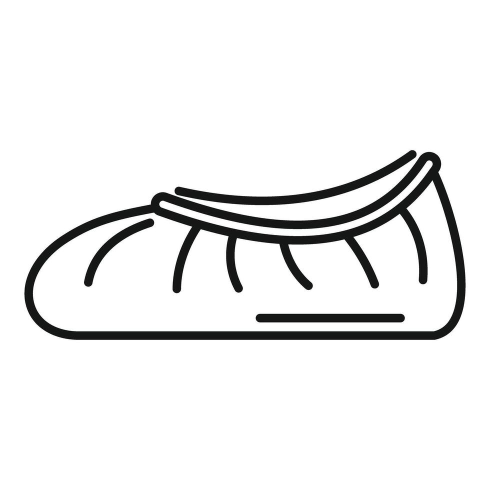 Comfortable shoes icon showing home slippers for relaxation vector