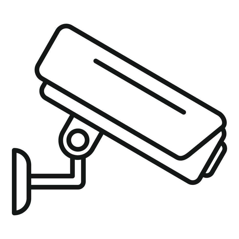 Security cctv camera providing constant surveillance vector