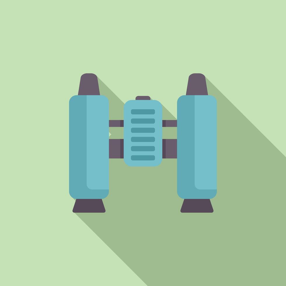 Binoculars icon showing watching and exploration vector