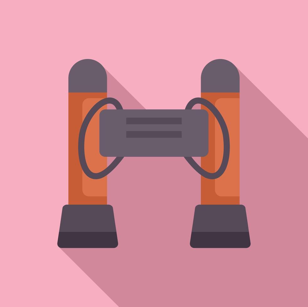 Electric vehicle charging station displaying charging status on a pink background vector