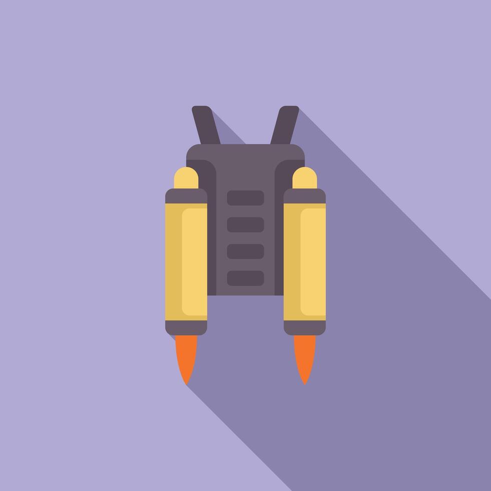 Jetpack with two turbines providing upward thrust for flight vector