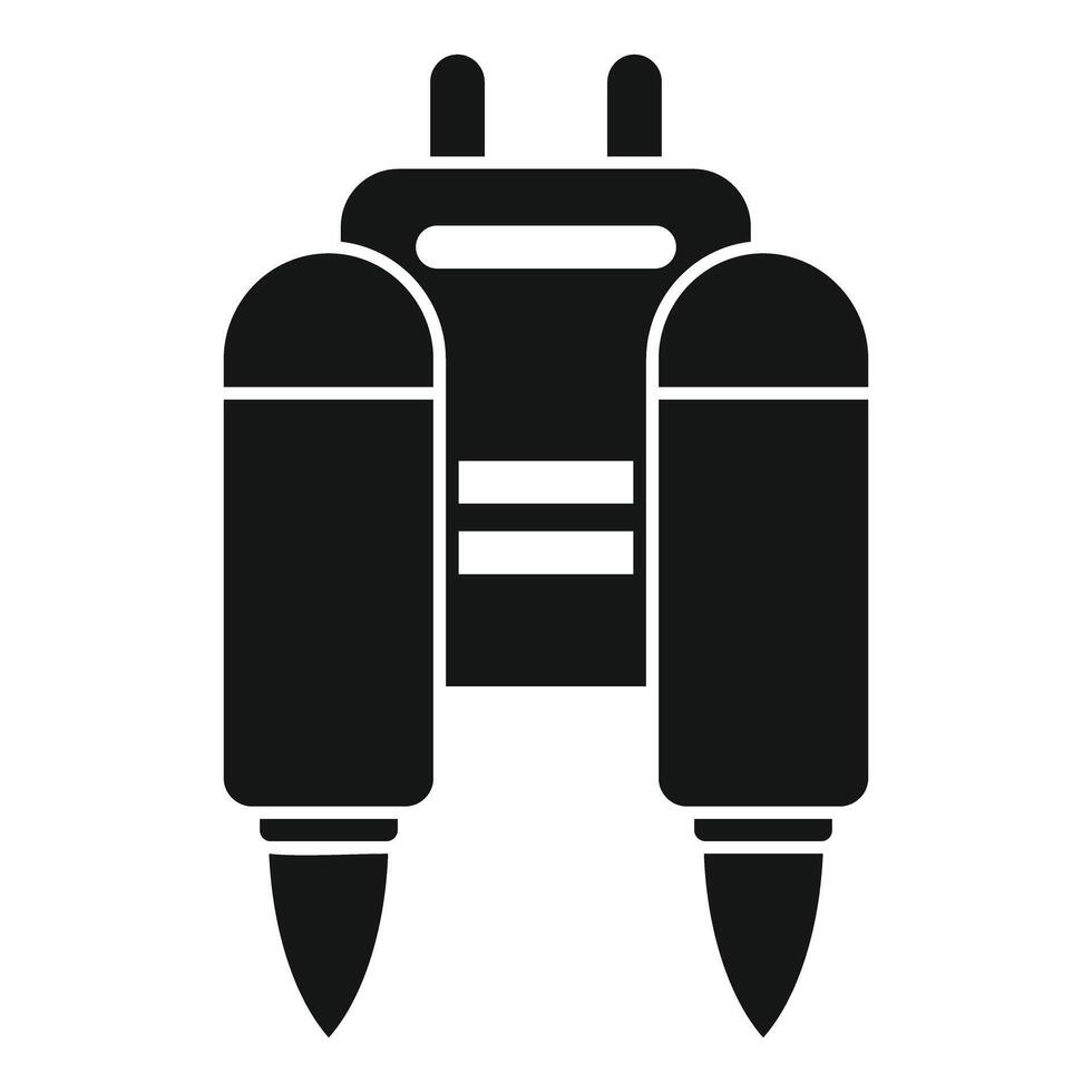 Space rocket taking off from earth vector