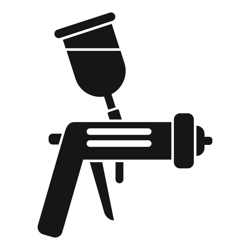 Airbrush tool for painting and coating applying vector