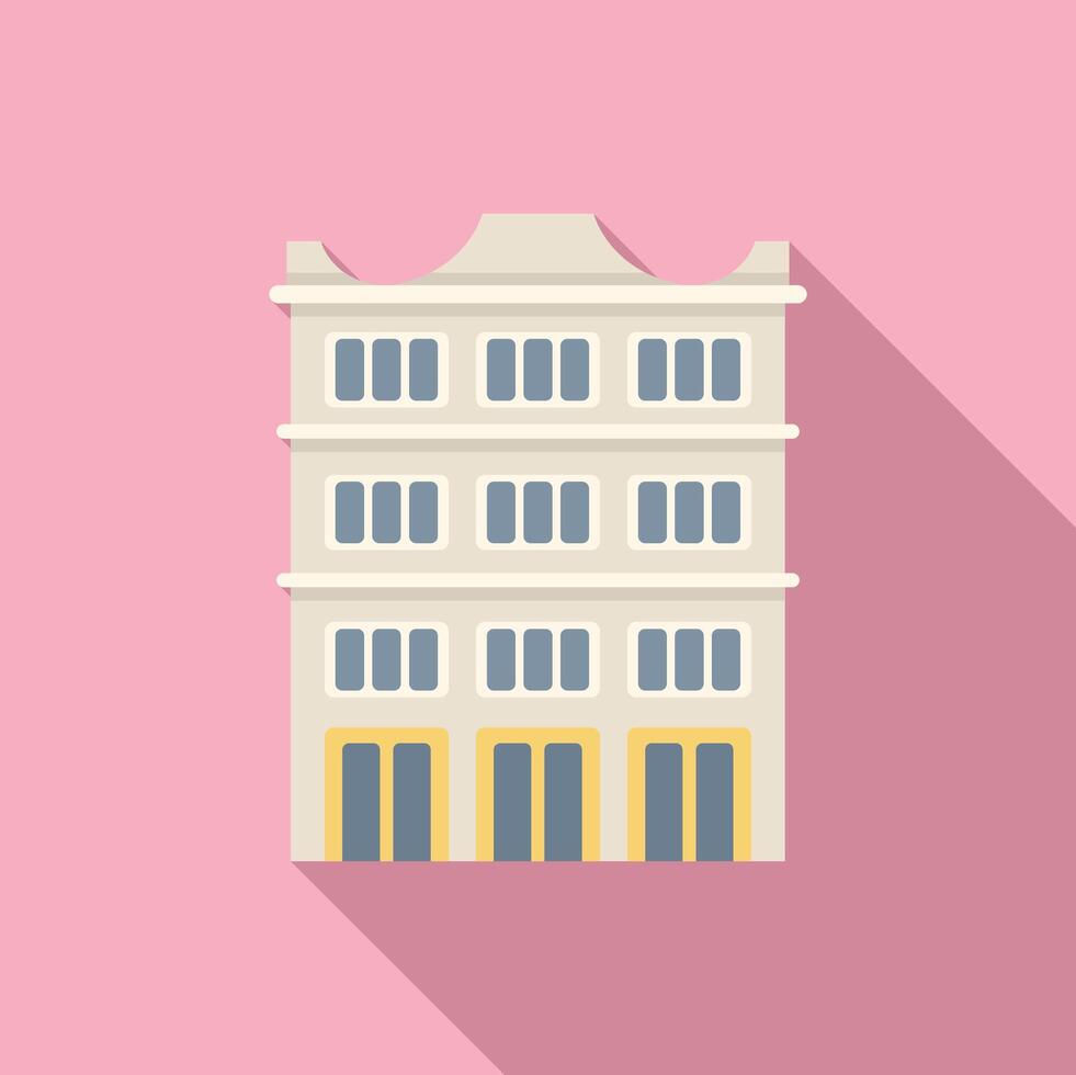 City hall building with columns showing government power vector