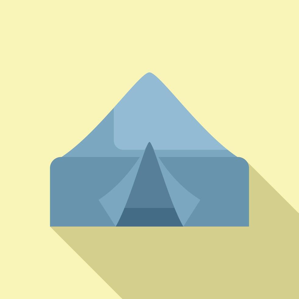 Camping tent icon representing outdoor adventure and exploration vector