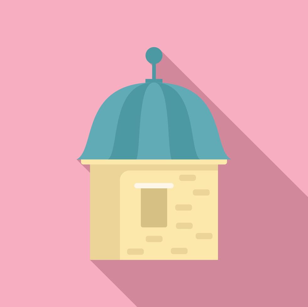 Observatory building exploring astronomy and celestial objects vector
