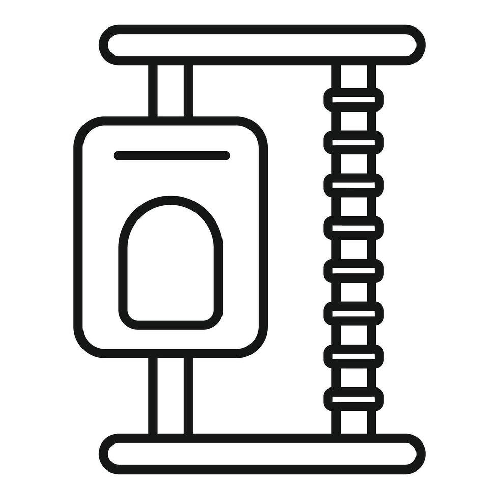 Cat tree with ladder providing entertainment and comfort vector