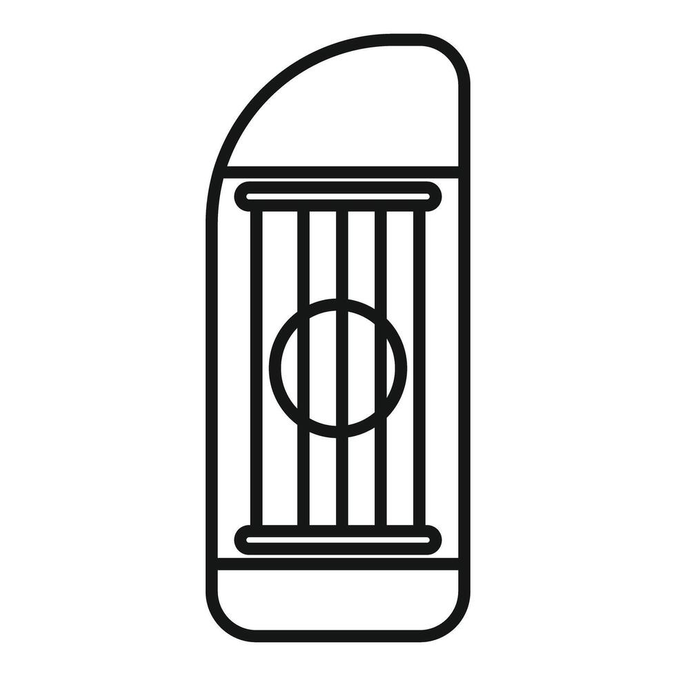 Egg slicer with metal wires cutting through boiled egg preparing breakfast vector