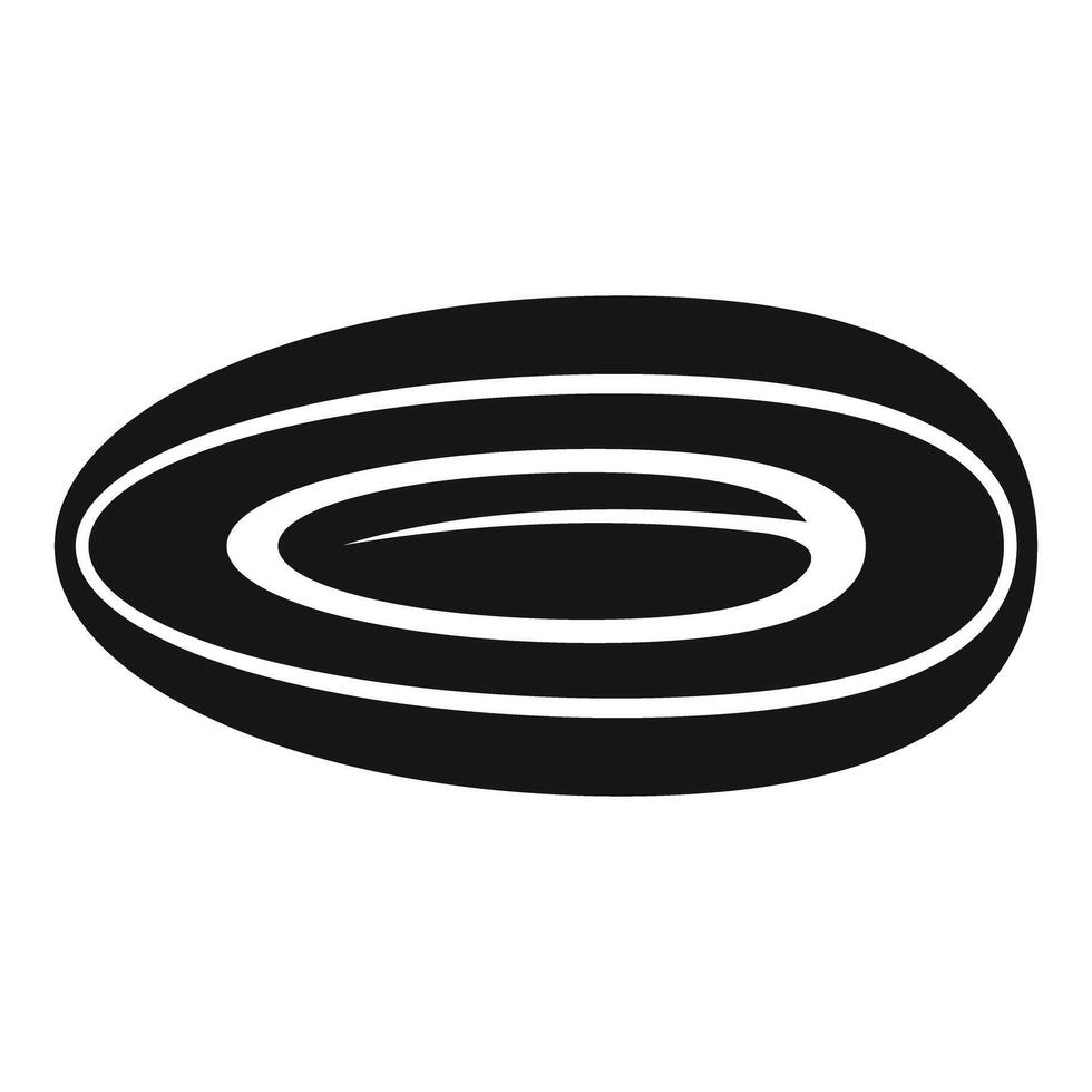 Half longan showing seed icon vector