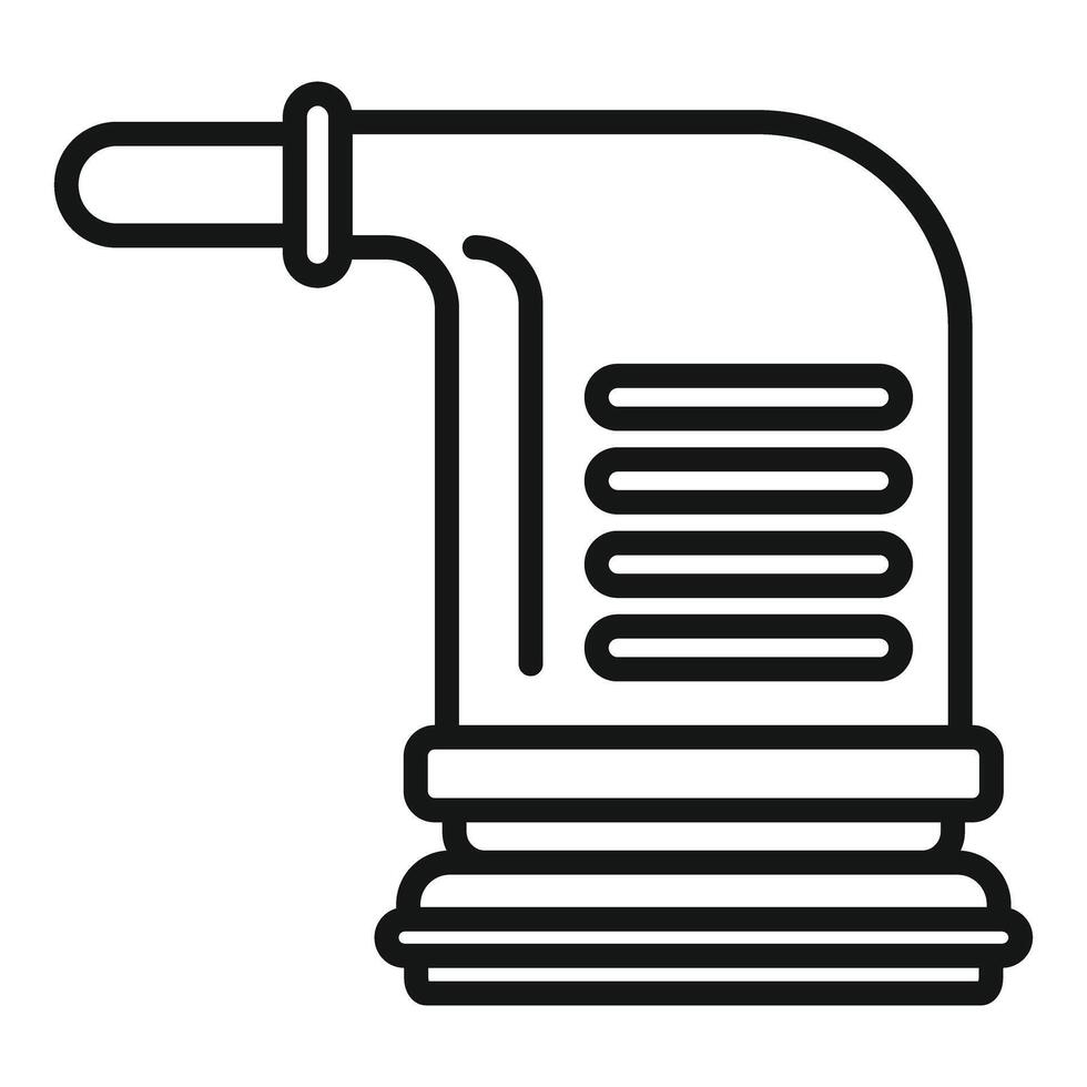 Electric massager showing speed levels icon outline vector