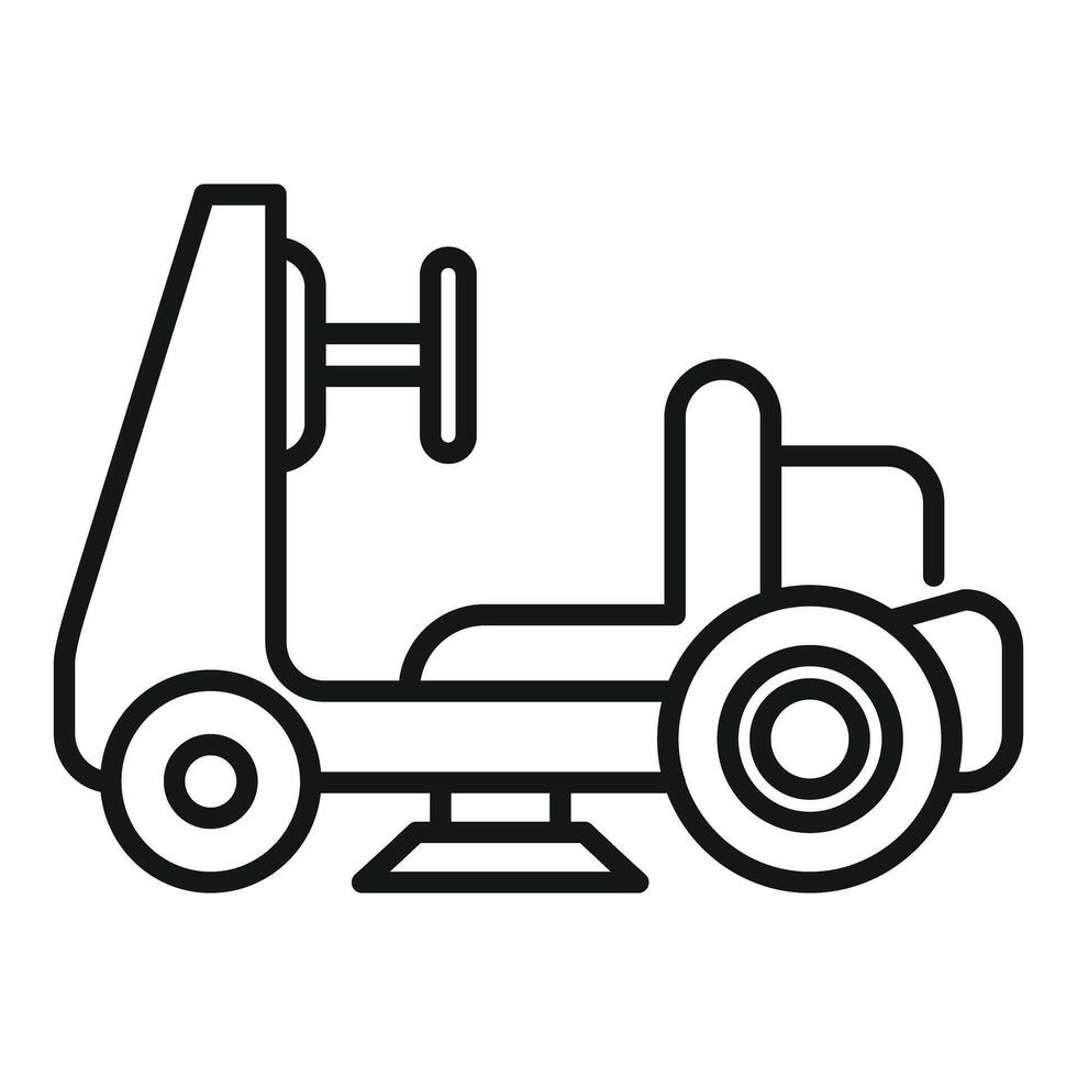 Lawn mower machine using modern cutting system for garden care vector