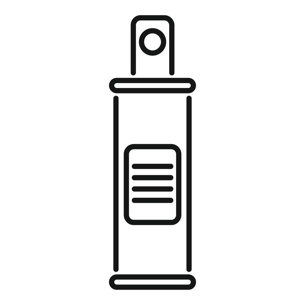 Spray can icon representing painting or graffiti art vector
