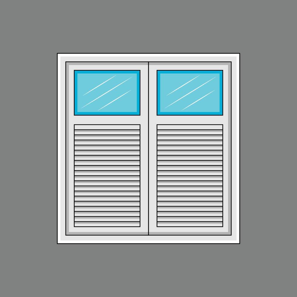 The Illustration of Building Window vector