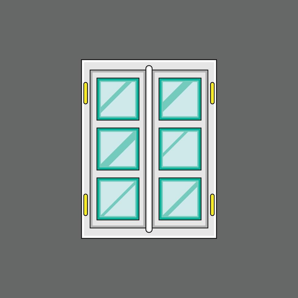 The Illustration of Building Window vector