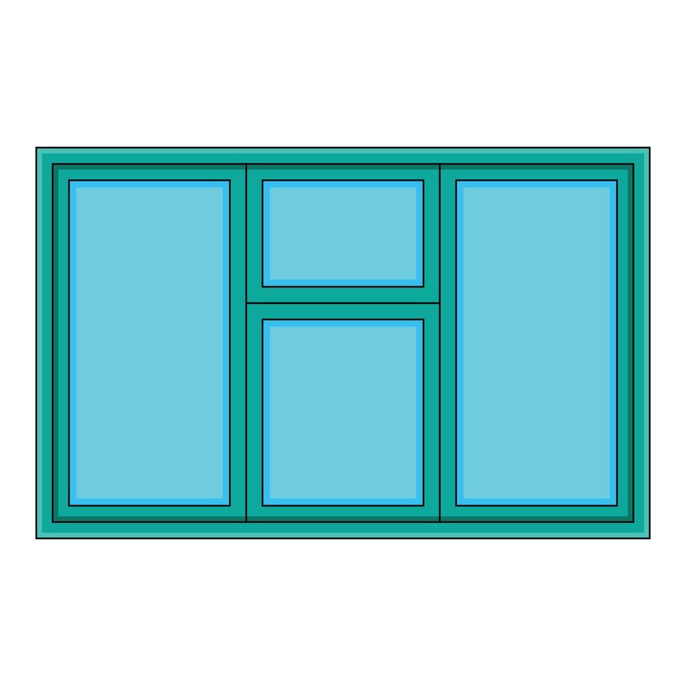 The Illustration of Building Window vector